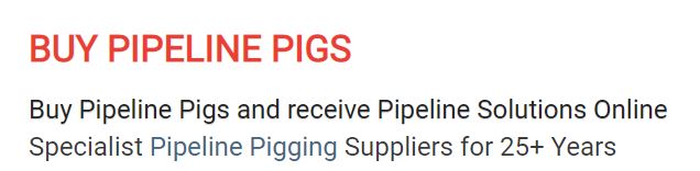 Pigging in pipelines